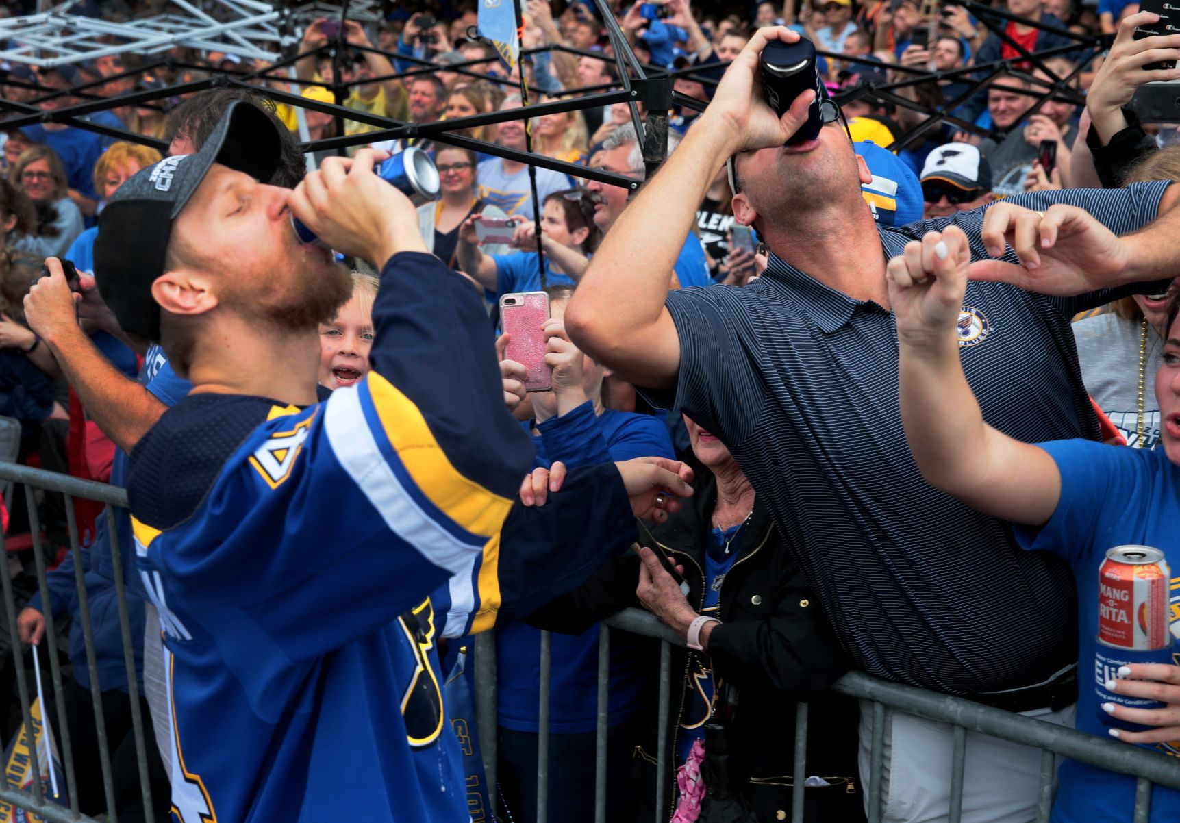 Scenes from Blues Stanley Victory Parade